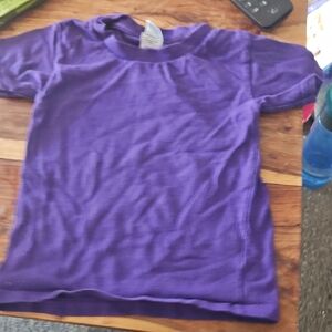 Gildan Purple Short Sleeve Tee Casual Soft